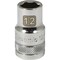 Dynamic 1/2" Drive, 12mm Metric Socket, 6 Points D016012 - alternate 1